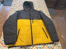 Men’s XL Adidas Jacket Black & Yellow Reversible With Pockets (Read Description)