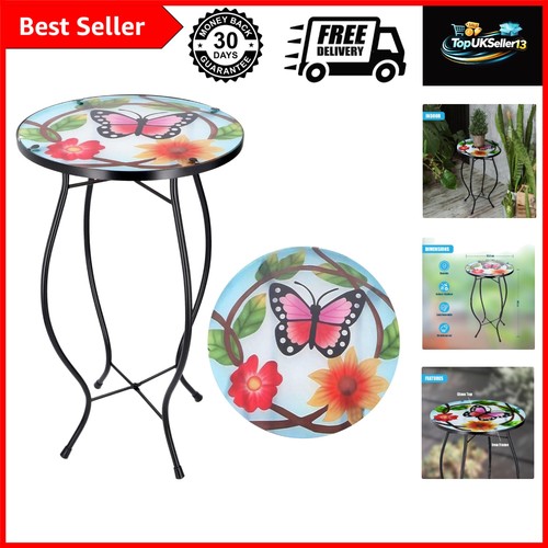 Mosaic garden table small - mosaic,