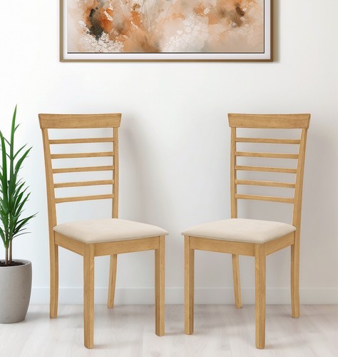 Dining chairs pair solid - dining,