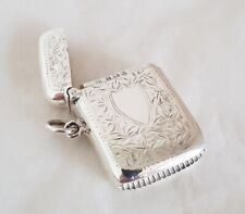 Antique sterling silver vesta