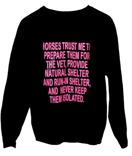 Horses trust sweater - trust, me