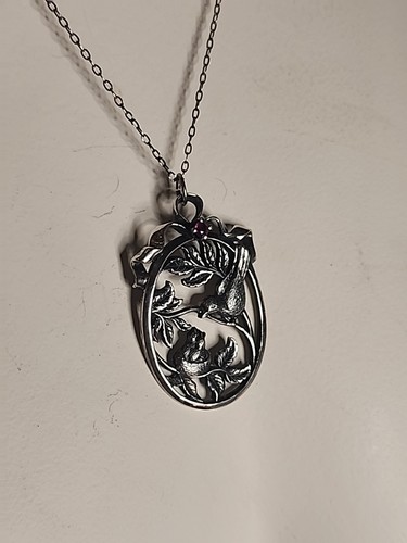 Sterling silver baby bird nest - sterling,