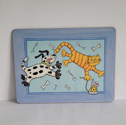 Cat attack place mats - mats, x