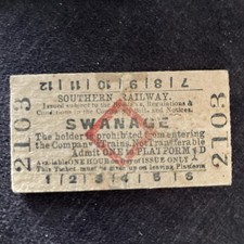 S. R.   PLATFORM  TICKET  (  S