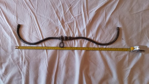 Victorian brass double gas