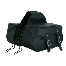 Motorcycle Leather Saddle Bag