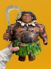 Disney Maui Figure Light Up Fish Hook Moana Store 12" Kids Toy Character  *read*