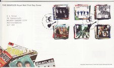 GB Stamps First Day Cover Beatles Album covers, music, record, band SHS 2007