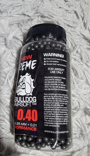 Extreme bulldog 40g - bulldog, black