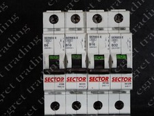 Sector Series E 6kA Single pole MCB Circuit Breaker