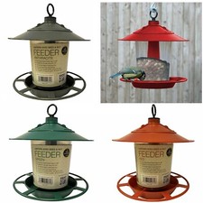 Garland Hanging Lantern Bird Seed & Nut Feeder Wild Bird Plastic Feeder 3 Colour