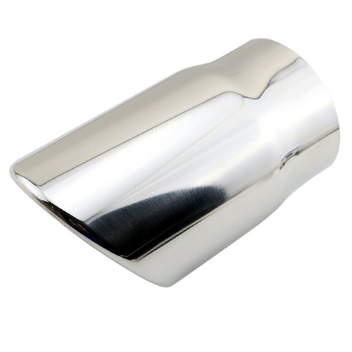 Silver rear exhaust muffler - silver,