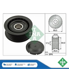 Fits Mercedes-Benz Audi + Other Models Deflection Guide Pulley INA