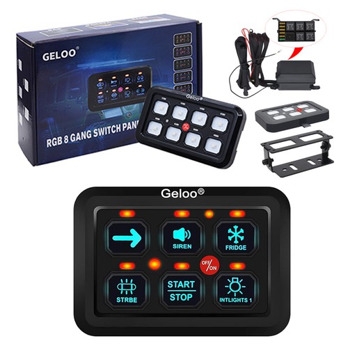 12v gang switch panel off - gang, on-off