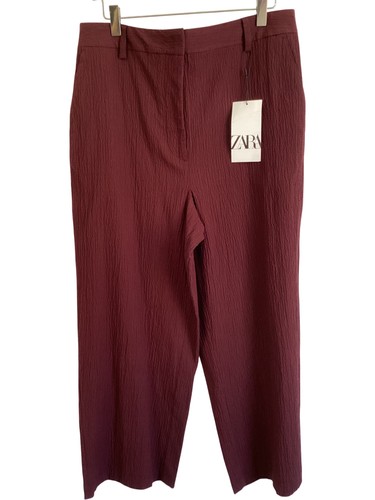Zara trousers textured zip - textured,