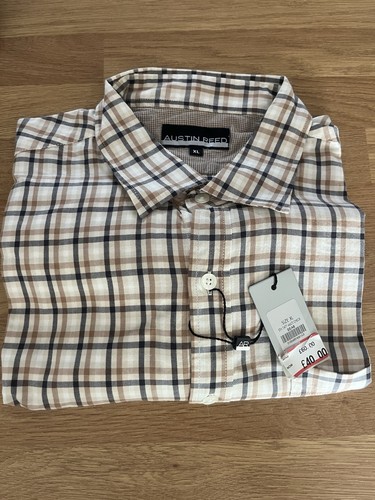 Austin reed checked shirt size - reed,