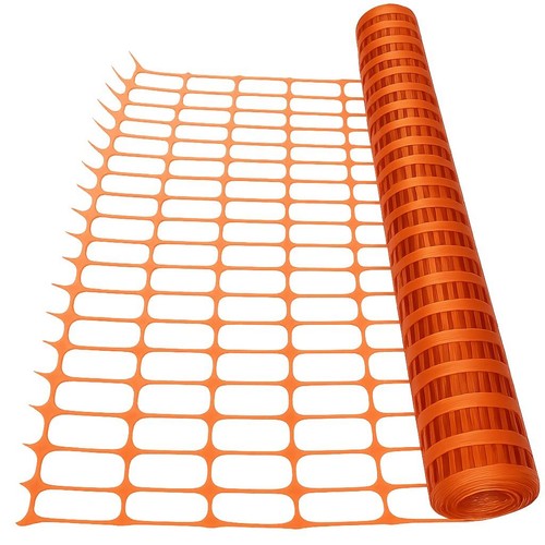 Plastic barrier mesh fencing - plastic,