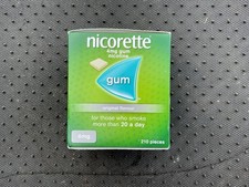 GENUINE NICORETTE ORIGINAL FLAVOUR 4MG NICOTINE GUM 210 PIECES IN TOTAL