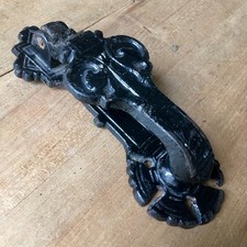 ANTIQUE Cast Iron Door Knocker KENRICK 405 Vintage Victorian Old Original