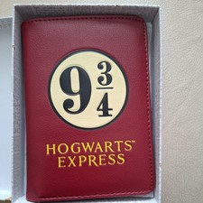 Harry Potter Passport Holder Platform Movie Travel Accessory Gift Present Red