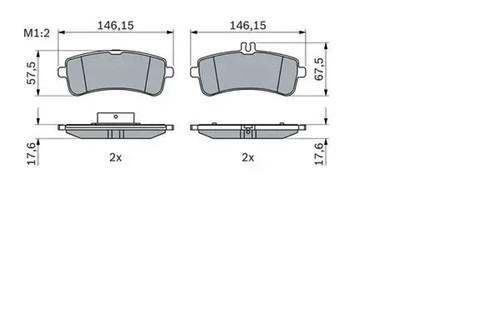 Brake pads 986 494 763 - 986,