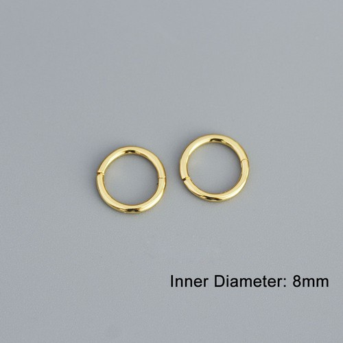 18ct gold filled sleeper hoop - filled,