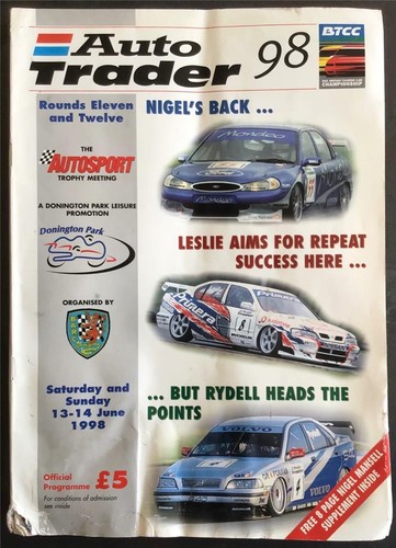 Donington jun 1998 btcc - donington,