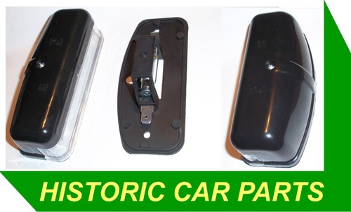 Black number plate - plate, lights
