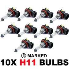 10 x Brand New H11 711 HEADLAMP HEADLIGHT FOG CAR BULBS 12v 55w PGJ19-2