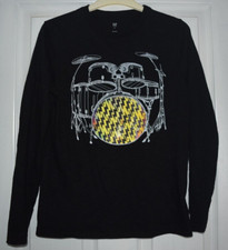 GAP Kids Drum Set Drummer Rock Image change top.Size XL Age 12 - 13 years Unisex