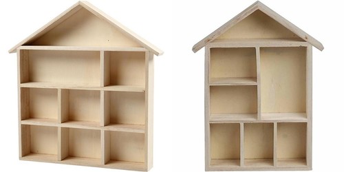 Wooden house display storage - wooden,