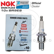 Original Candles Aprilia/NGK BR9ES Kit X10 Honda Quad FL - 350 CC