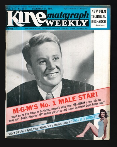 Kine weekly magazine back - kine,
