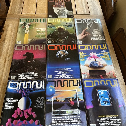 Omni magazine back issues - 21,