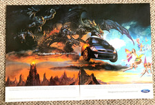 FORD SPORTKA SPORT KA - FRAMEABLE COLLECTIBLE ORIGINAL CLASSIC CAR ADVERT