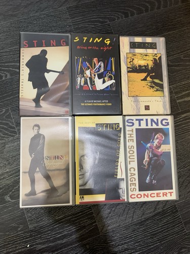 Sting vhs collection - sting,