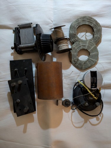 Vintage crystal radio - vintage,