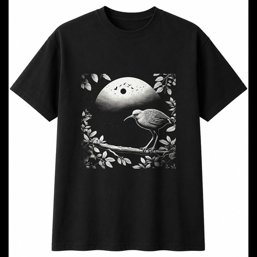 Botanical kiwi bird - kiwi, in