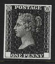 1840 penny black 4 - 1840,