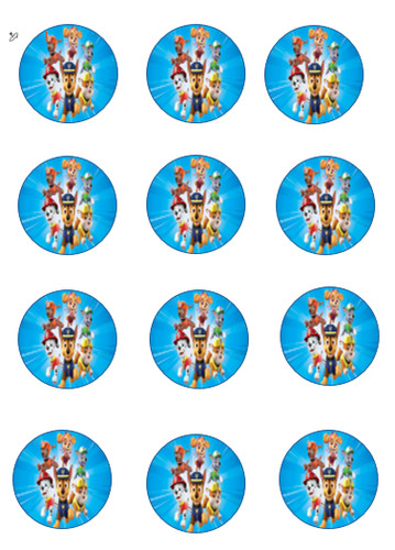 Paw patrol cake cupcake - paw, cake/