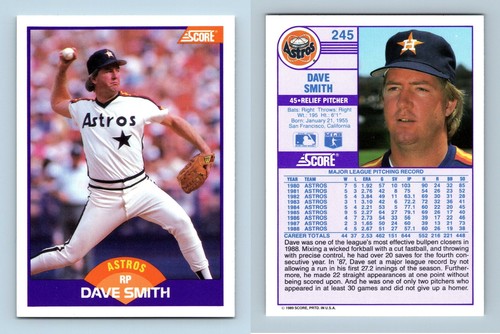 Dave smith astros 245 - -, #245