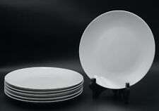 Fitz & Floyd Everyday White Porcelain 10.5" Coupe Dinner Plate