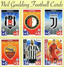 Topps Match Attax 2017-18 ☆ CHAMPIONS LEAGUE ☆ Football Cards #325 to #396
