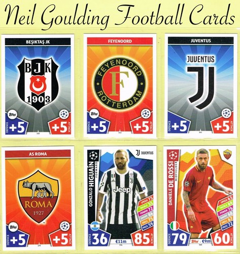 Topps match attax 2017 - topps, ☆