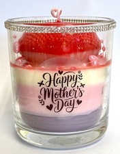 Decorative candle happy