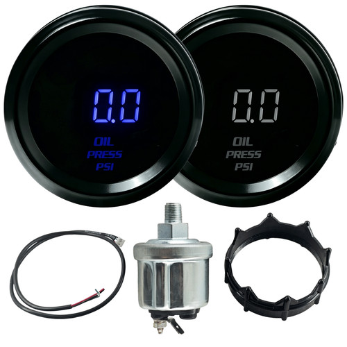 Led digital oil pressure - led,