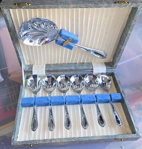 Vintage chrome plate scallop - vintage,