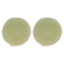 2 Polishing Pads 12.5cm beige