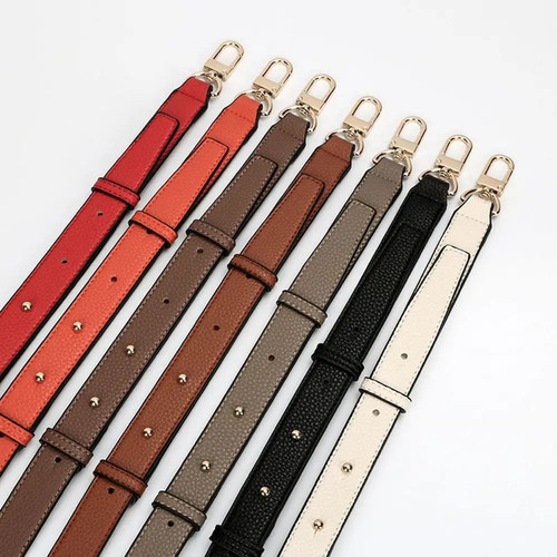 Wide genuine leather bag - leather,
