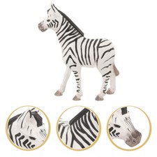 Decorative Sculpture Wooden Zebra Ornaments Animal Crafts Decoration
